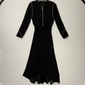 Saks Fifth Avenue Maje Long Black Dress